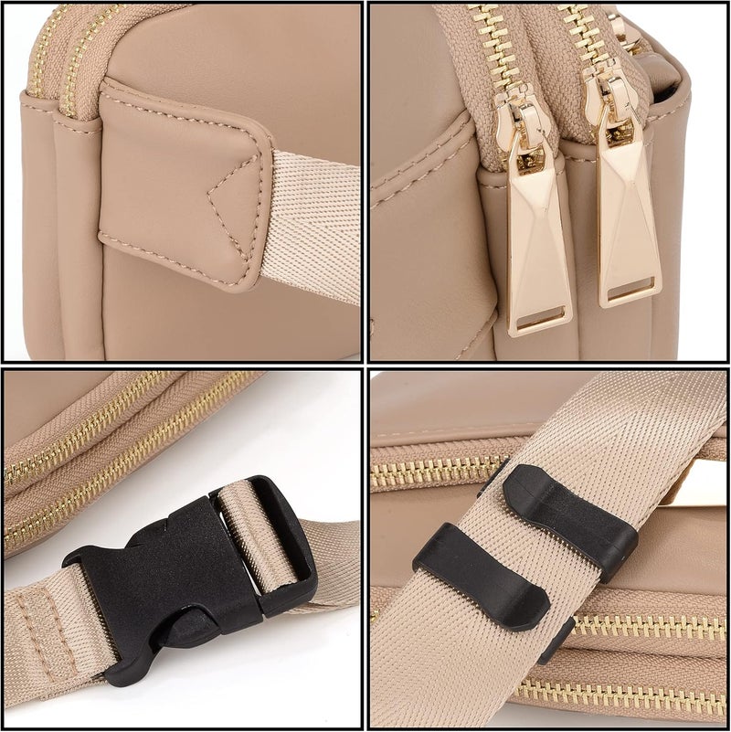 UTO Fanny Pack for Women Crossbody Trendy Fashion Belt Purse Chest Waist Hip Bumbag for Outdoor Shopping Travel Hiking - Image 4